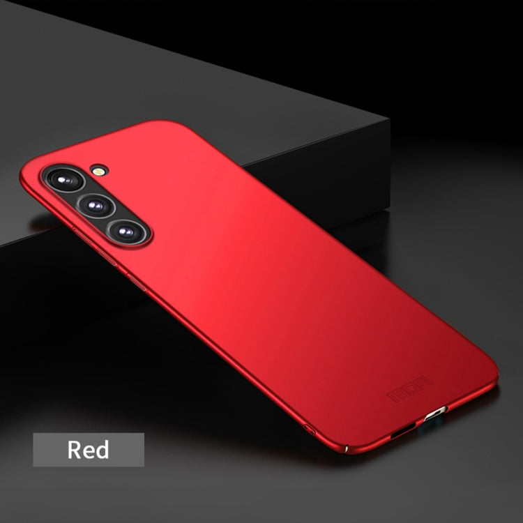 For Samsung Galaxy S25 5G MOFI Frosted PC Ultra-thin Hard Phone Case(Red) - Galaxy S25 5G Cases by MOFI | Online Shopping South Africa | PMC Jewellery | Buy Now Pay Later Mobicred