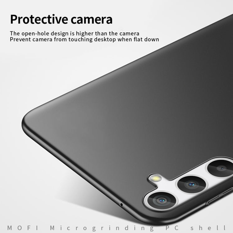 For Samsung Galaxy A14 4G / 5G MOFI Frosted PC Ultra-thin Hard Case(Black) - Galaxy Phone Cases by MOFI | Online Shopping South Africa | PMC Jewellery