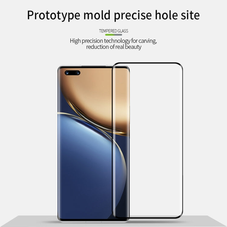 For Honor Magic5 Ultimate MOFI 9H 3D Explosion Proof Thermal Bending Full Screen Covered With Tempered Glass Film(Black) - Honor Tempered Glass by MOFI | Online Shopping South Africa | PMC TechLife