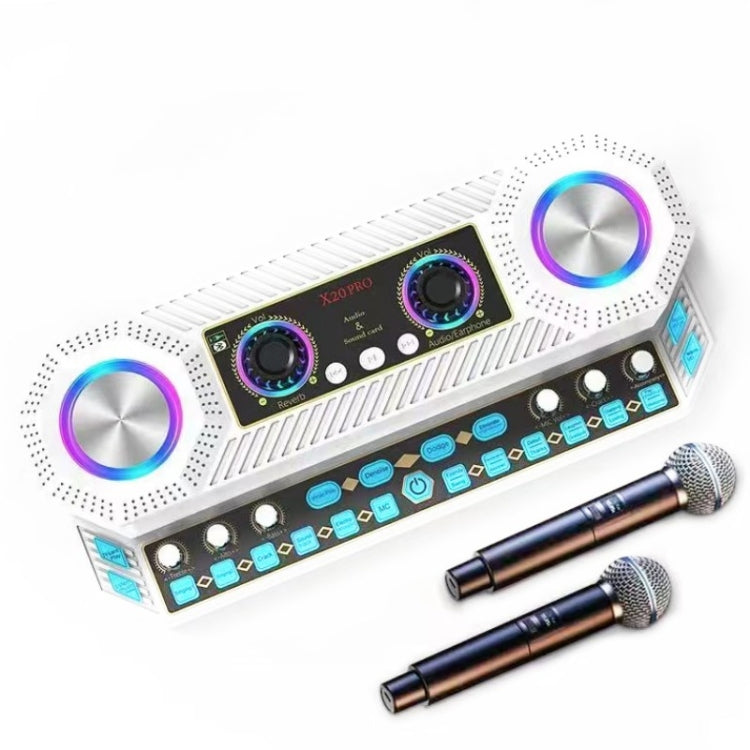 X20 Multifunction Singing Sound Card Audio Machine Square Dance Karaoke Wireless Bluetooth Speaker - Live Sound Effects Processors by PMC TechLife | Online Shopping South Africa | PMC TechLife | Buy Now Pay Later Mobicred