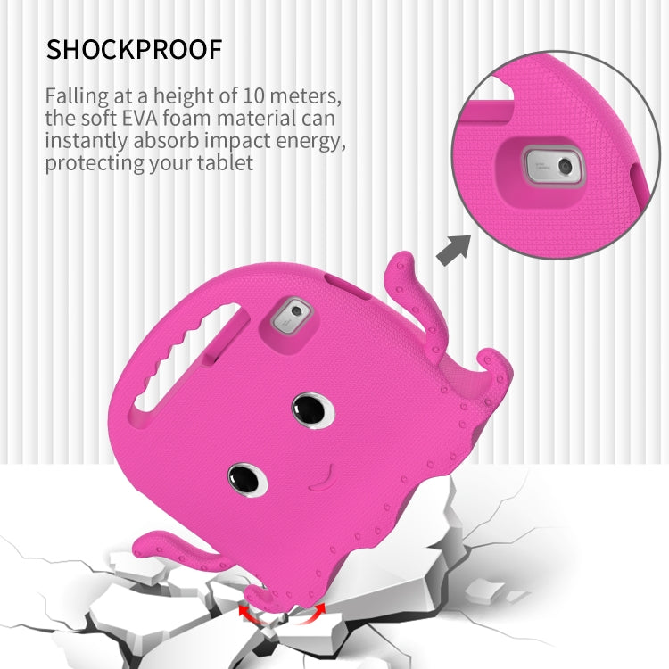 For Lenovo Tab M9 2023 Octopus Style EVA Hybrid PC Shockproof Tablet Case with Strap(Rose Red) - Lenovo by PMC TechLife | Online Shopping South Africa | PMC TechLife | Buy Now Pay Later Mobicred