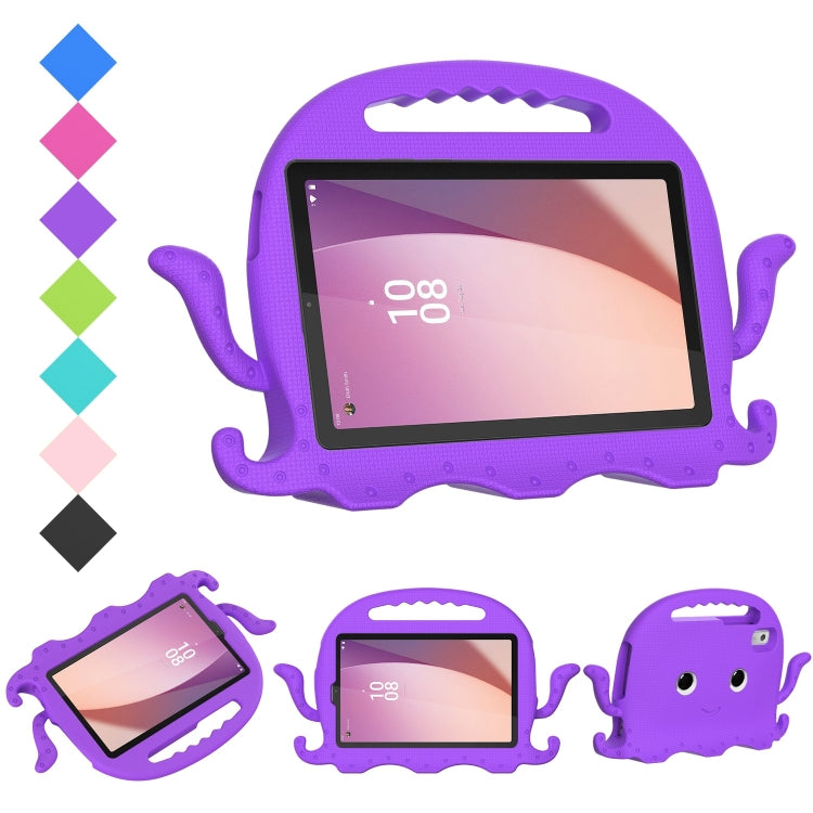 For Lenovo Tab M9 2023 Octopus Style EVA Hybrid PC Shockproof Tablet Case with Strap(Purple) - Lenovo by PMC TechLife | Online Shopping South Africa | PMC TechLife | Buy Now Pay Later Mobicred