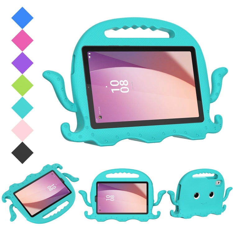 For Lenovo Tab M9 2023 Octopus Style EVA Hybrid PC Shockproof Tablet Case with Strap(Glacial Green) - Lenovo by PMC TechLife | Online Shopping South Africa | PMC TechLife | Buy Now Pay Later Mobicred
