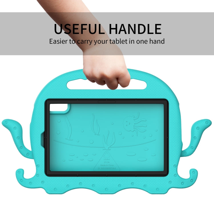 For Lenovo Tab M9 2023 Octopus Style EVA Hybrid PC Shockproof Tablet Case with Strap(Glacial Green) - Lenovo by PMC TechLife | Online Shopping South Africa | PMC TechLife | Buy Now Pay Later Mobicred