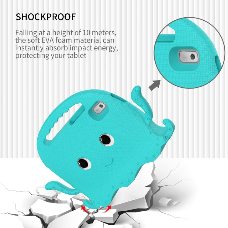 For Lenovo Tab M9 2023 Octopus Style EVA Hybrid PC Shockproof Tablet Case with Strap(Glacial Green) - Lenovo by PMC TechLife | Online Shopping South Africa | PMC TechLife | Buy Now Pay Later Mobicred