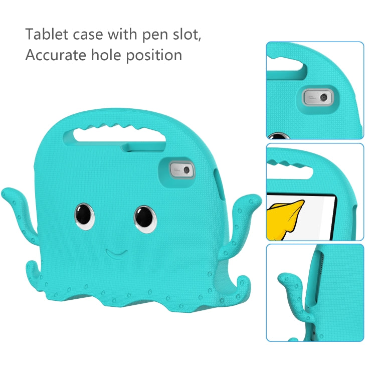 For Lenovo Tab M9 2023 Octopus Style EVA Hybrid PC Shockproof Tablet Case with Strap(Glacial Green) - Lenovo by PMC TechLife | Online Shopping South Africa | PMC TechLife | Buy Now Pay Later Mobicred