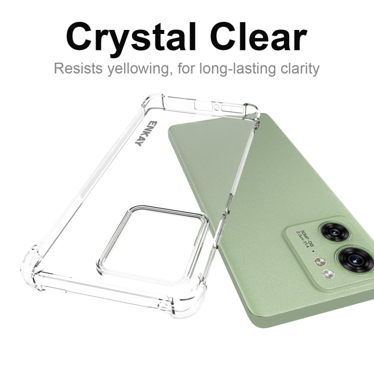 For Motorola Edge 40 5G ENKAY Hat-Prince Transparent TPU Shockproof Phone Case - free shipping - PMC TechLife - Order now!
