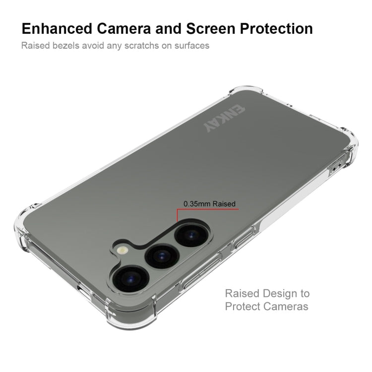 For Samsung Galaxy S24+ 5G ENKAY Clear TPU Shockproof Anti-slip Phone Case - Galaxy S24+ 5G Cases by ENKAY | Online Shopping South Africa | PMC Jewellery | Buy Now Pay Later Mobicred