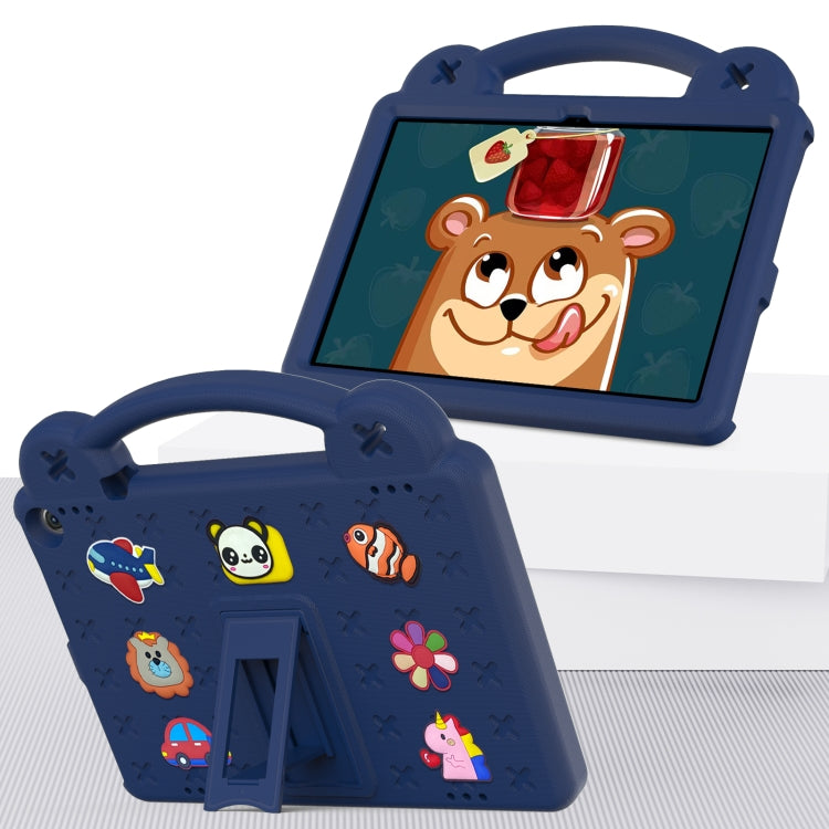 For Walmart Onn 10.1 2022 / 100071485 Handle Kickstand Children EVA Shockproof PC Tablet Case(Navy Blue) - Others by PMC TechLife | Online Shopping South Africa | PMC TechLife | Buy Now Pay Later Mobicred