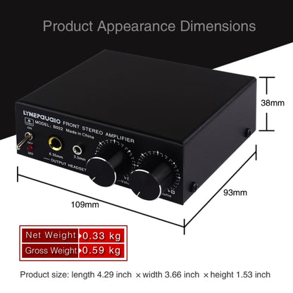 B022 Pre-Stereo Signal Amplifier Volume Booster Headphones Active Speaker Preamp Audio Amplifier -  by PMC Jewellery | Online Shopping South Africa | PMC Jewellery | Buy Now Pay Later Mobicred