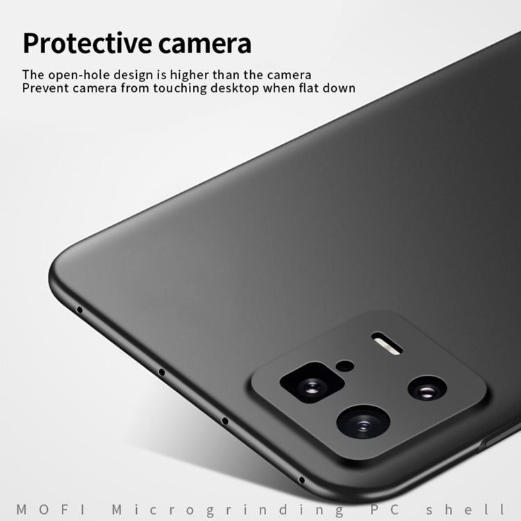 For Xiaomi 13 MOFI Frosted Ultra-thin PC Hard Case(Black) - Xiaomi Cases by MOFI | Online Shopping South Africa | PMC TechLife | Buy Now Pay Later Mobicred