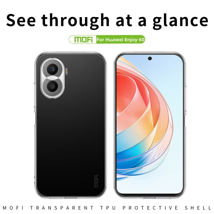 For Huawei Enjoy 60 MOFI Ming Series Ultra-thin TPU Phone Case(Transparent) - free shipping - PMC TechLife - Order now!