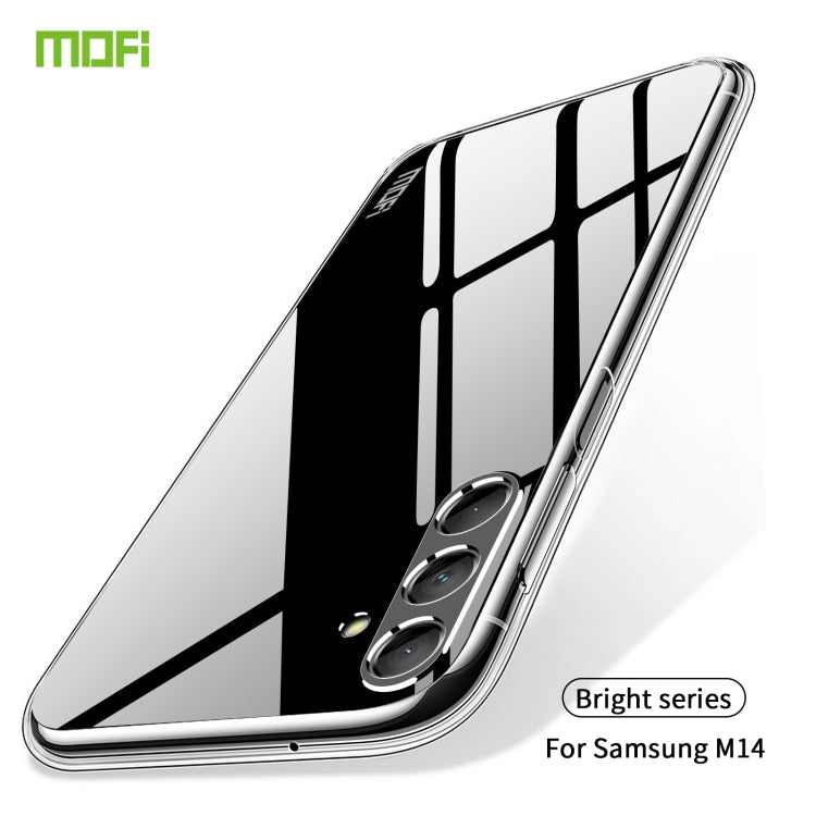For Samsung Galaxy M14 MOFI Ming Series Ultra-thin TPU Phone Case(Transparent) - Galaxy Phone Cases by MOFI | Online Shopping South Africa | PMC TechLife