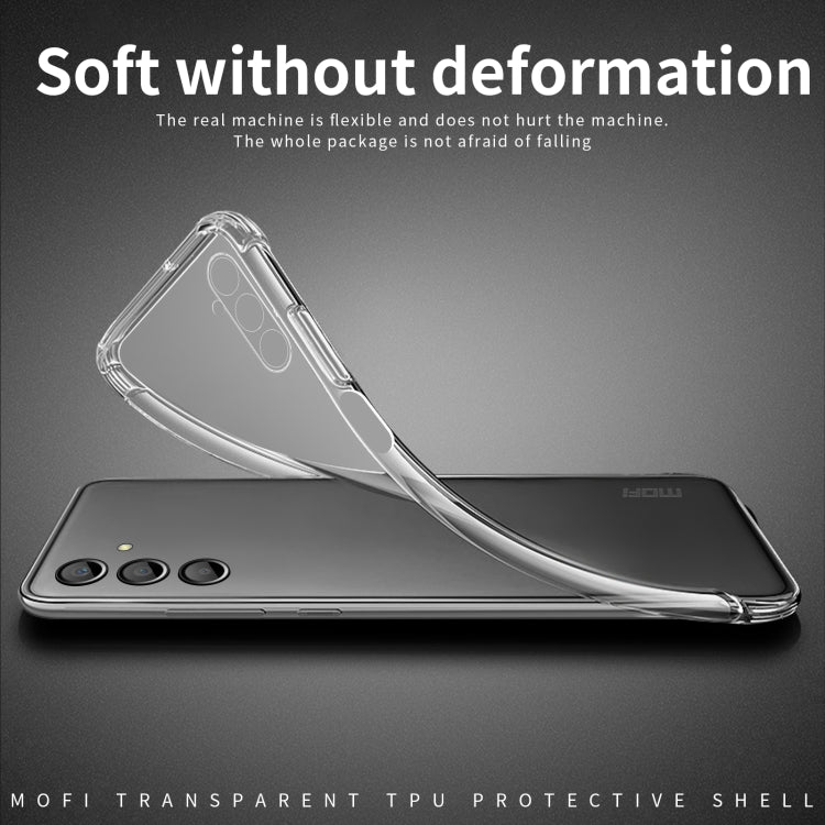 For Samsung Galaxy M14 MOFI Ming Series Ultra-thin TPU Phone Case(Transparent) - Galaxy Phone Cases by MOFI | Online Shopping South Africa | PMC TechLife