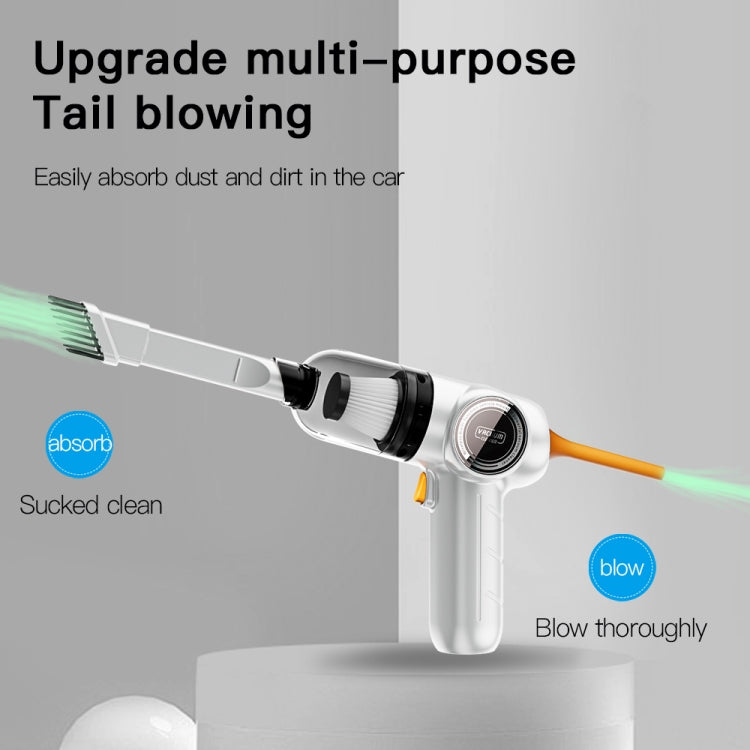 Q18 Car Strong Suction Wireless Handheld Vacuum Cleaner(White) - Vacuum Cleaner by PMC TechLife | Online Shopping South Africa | PMC TechLife | Buy Now Pay Later Mobicred