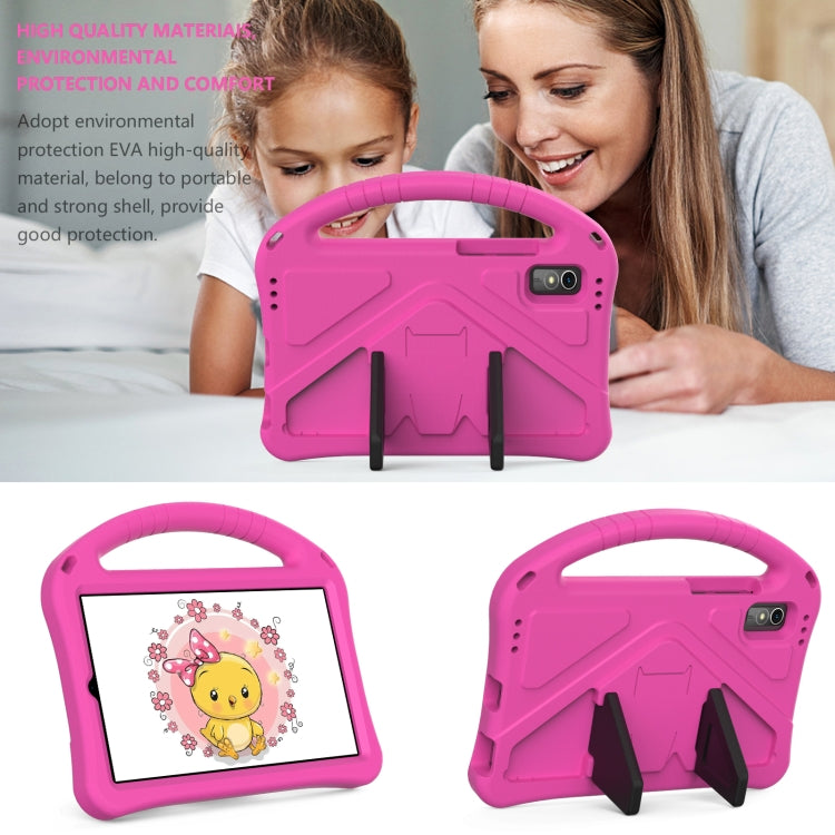 For Lenovo Tab M9 TB-310FU 2023 EVA Shockproof Tablet Case with Holder(RoseRed) - Lenovo by PMC TechLife | Online Shopping South Africa | PMC TechLife | Buy Now Pay Later Mobicred