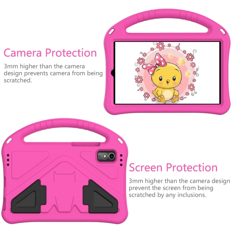 For Lenovo Tab M9 TB-310FU 2023 EVA Shockproof Tablet Case with Holder(RoseRed) - Lenovo by PMC TechLife | Online Shopping South Africa | PMC TechLife | Buy Now Pay Later Mobicred