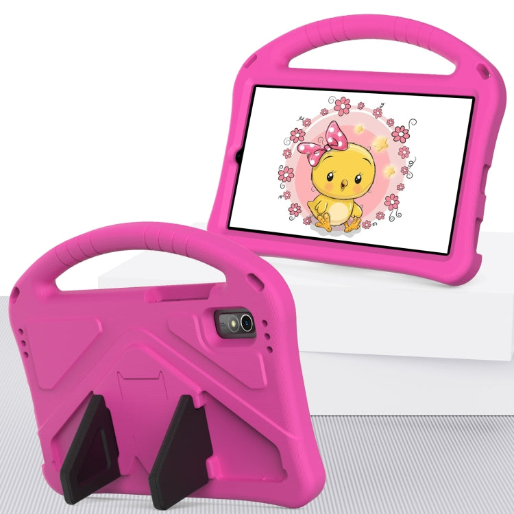 For Lenovo Tab M9 TB-310FU 2023 EVA Shockproof Tablet Case with Holder(RoseRed) - Lenovo by PMC TechLife | Online Shopping South Africa | PMC TechLife | Buy Now Pay Later Mobicred