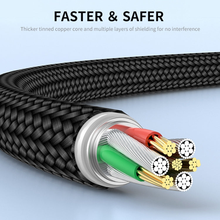 ENKAY ENK-CB135 5-in-1 65W USB-A & USB-C to 8 Pin / Type-C / Micro USB Multifunctional Charging Cable with Indicator Light, Cable Length:2m - free shipping - PMC Jewellery - Order now!