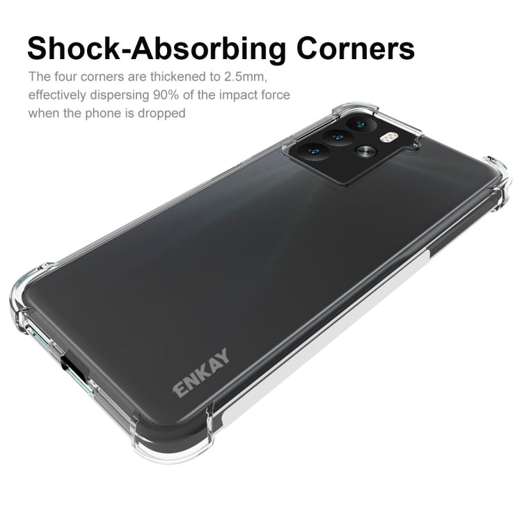 For HTC U23 ENKAY Hat-Prince Transparent TPU Shockproof Phone Case - More Brand by ENKAY | Online Shopping South Africa | PMC Jewellery | Buy Now Pay Later Mobicred