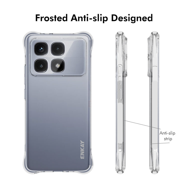 For Redmi K70 Ultra ENKAY Hat-Prince Transparent TPU Shockproof Phone Case - free shipping - PMC Jewellery - Order now!