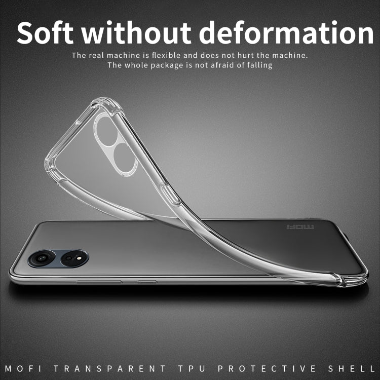 For OPPO A1 5G MOFI Ming Series Ultra-thin TPU Phone Case(Transparent) - OPPO Cases by MOFI | Online Shopping South Africa | PMC TechLife