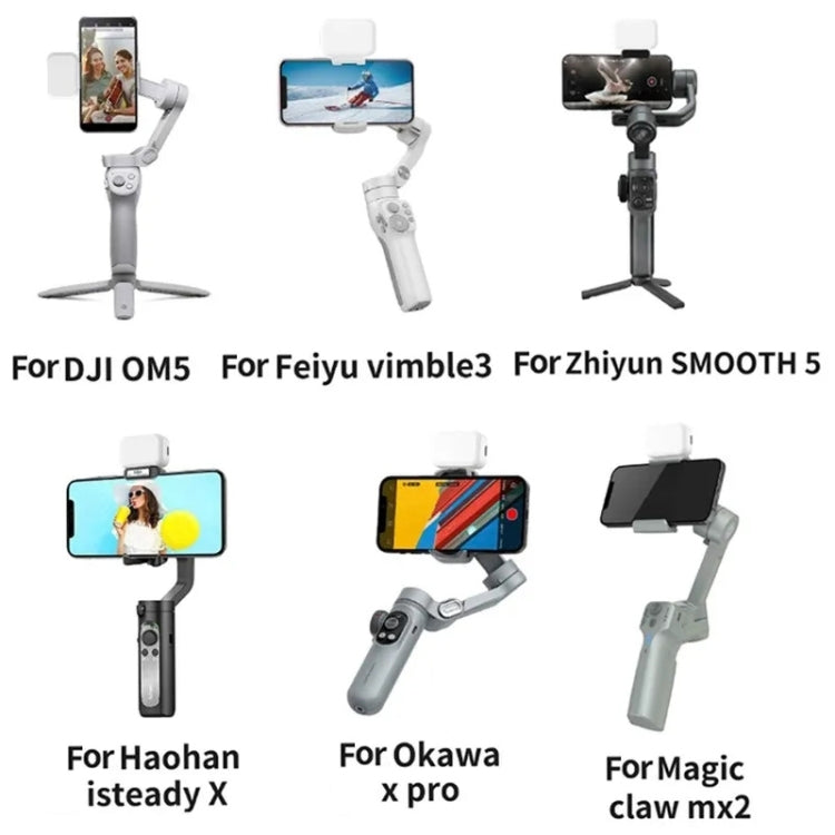 GBL01 LED Gimbal Light Camera Fill Light Double Lamp -  by PMC TechLife | Online Shopping South Africa | PMC TechLife | Buy Now Pay Later Mobicred