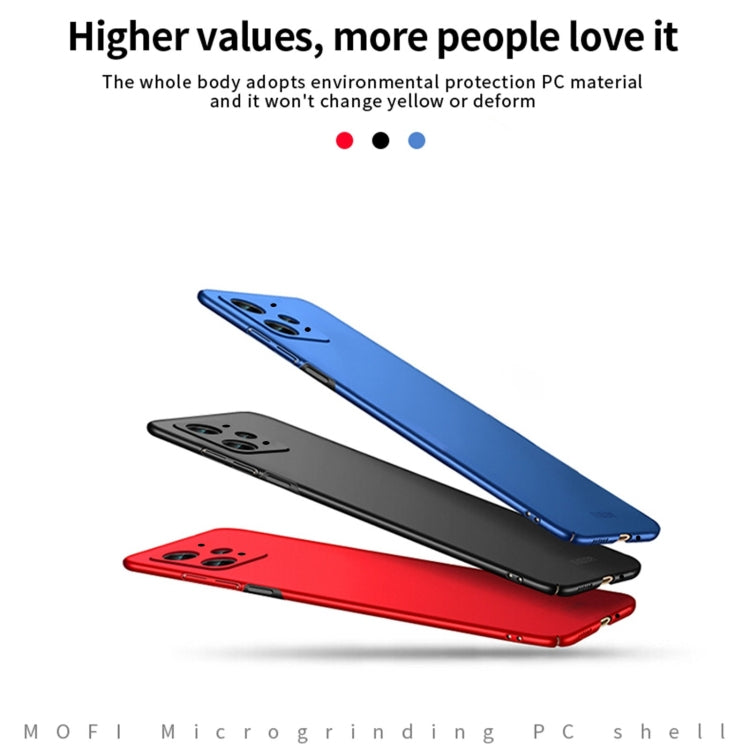 For Xiaomi Redmi Note 12S MOFI Micro-Frosted PC Ultra-thin Hard Phone Case(Blue) - free shipping - PMC TechLife - Order now!