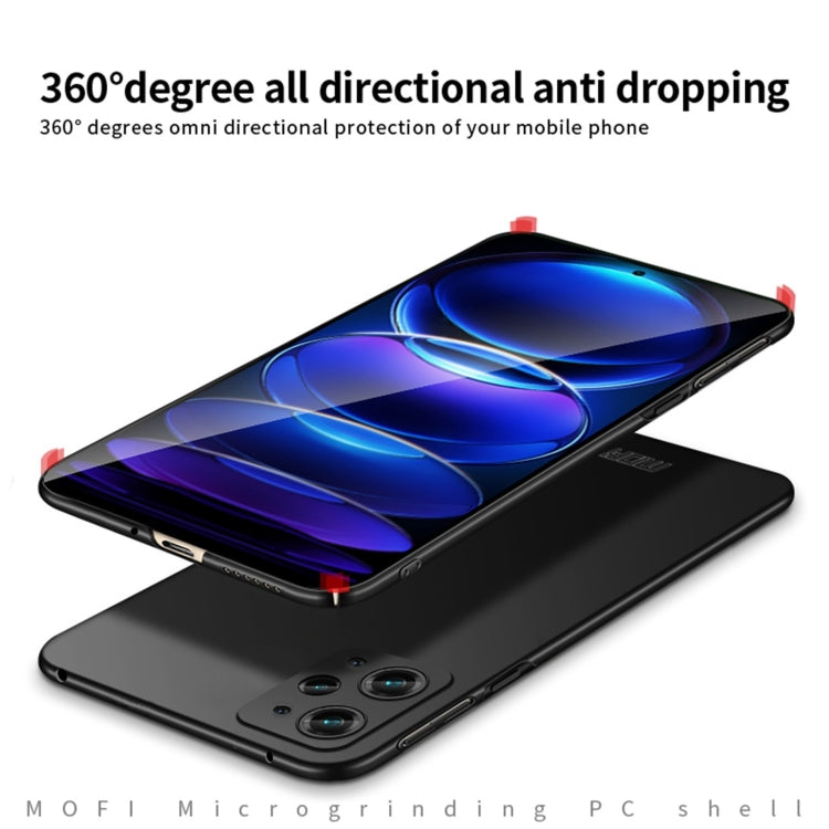 For Xiaomi Redmi Note 12S MOFI Micro-Frosted PC Ultra-thin Hard Phone Case(Blue) - free shipping - PMC TechLife - Order now!