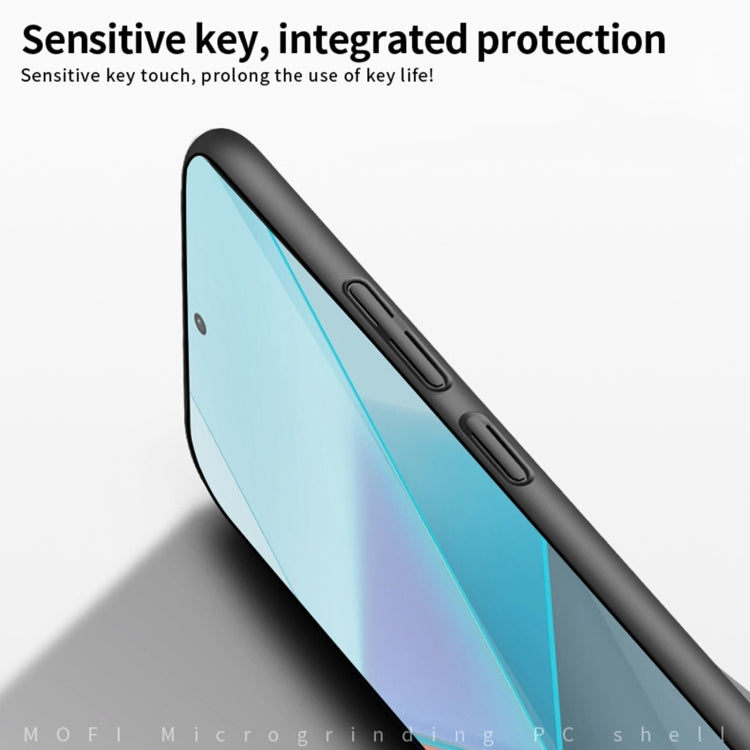 For Xiaomi Redmi Note 13 5G MOFI Micro-Frosted PC Ultra-thin Hard Phone Case(Blue) - Xiaomi Cases by MOFI | Online Shopping South Africa | PMC TechLife | Buy Now Pay Later Mobicred