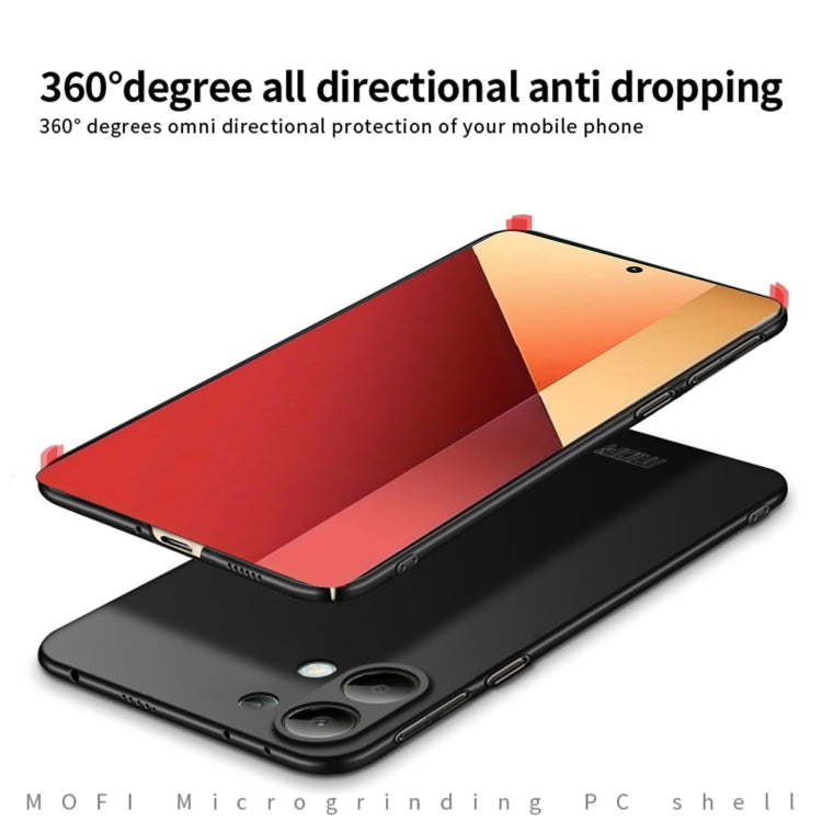 For Xiaomi Redmi Note 13 Pro 4G MOFI Micro-Frosted PC Ultra-thin Hard Phone Case(Black) - Xiaomi Cases by MOFI | Online Shopping South Africa | PMC TechLife | Buy Now Pay Later Mobicred