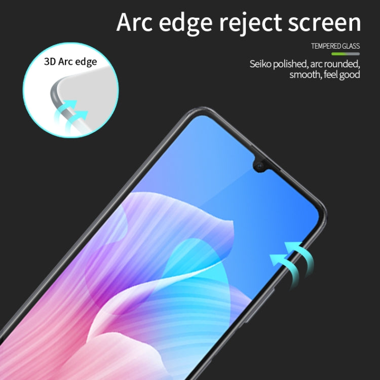 For Samsung Galaxy A24 MOFI 9H 3D Explosion-proof Curved Screen Tempered Glass Film(Black) - Galaxy Tempered Glass by MOFI | Online Shopping South Africa | PMC Jewellery