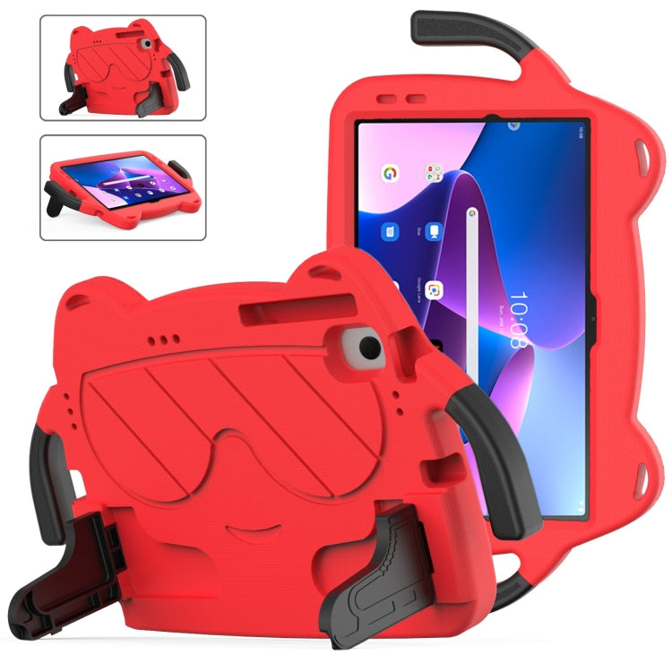 For Lenovo Tab M10 Plus TB-125 2022 Ice Baby EVA Shockproof Hard PC Tablet Case(Red+Black) - Lenovo by PMC TechLife | Online Shopping South Africa | PMC TechLife | Buy Now Pay Later Mobicred