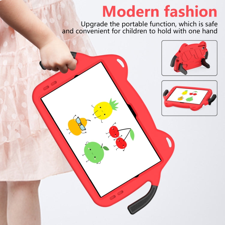 For Lenovo Tab M10 Plus TB-125 2022 Ice Baby EVA Shockproof Hard PC Tablet Case(Red+Black) - Lenovo by PMC TechLife | Online Shopping South Africa | PMC TechLife | Buy Now Pay Later Mobicred