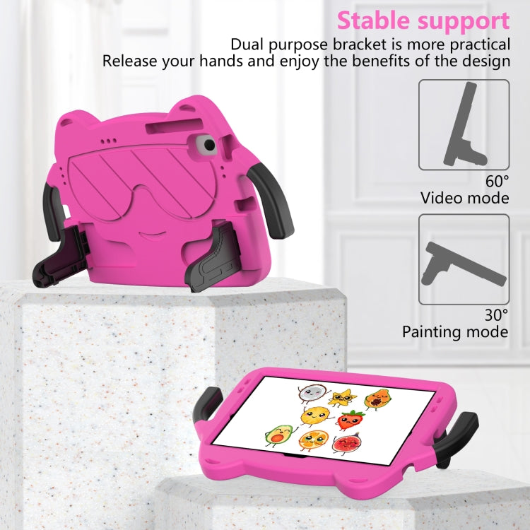 For Nokia T20 10.36 2021 Ice Baby EVA Shockproof Hard PC Tablet Case(Rose Red+Black) - Nokia by PMC TechLife | Online Shopping South Africa | PMC TechLife | Buy Now Pay Later Mobicred