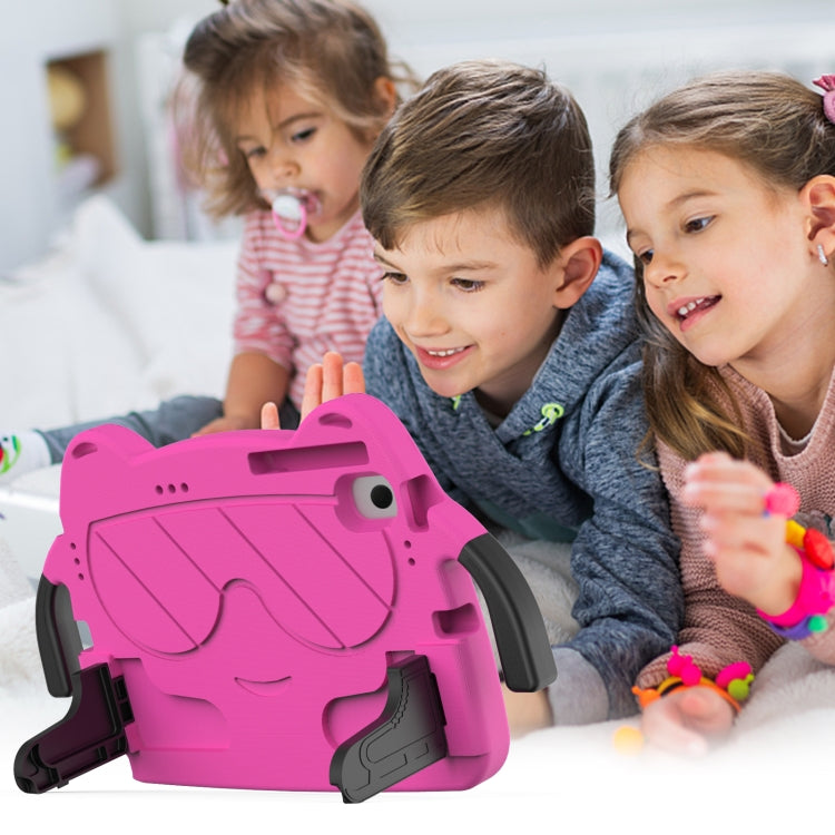 For Nokia T20 10.36 2021 Ice Baby EVA Shockproof Hard PC Tablet Case(Rose Red+Black) - Nokia by PMC TechLife | Online Shopping South Africa | PMC TechLife | Buy Now Pay Later Mobicred