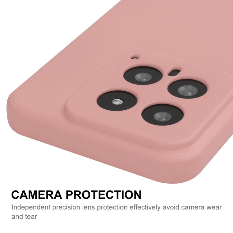 For Xiaomi 14 ENKAY Hat-Prince Liquid Silicone Shockproof Soft Phone Case(Pink) - free shipping - PMC Jewellery - Order now!