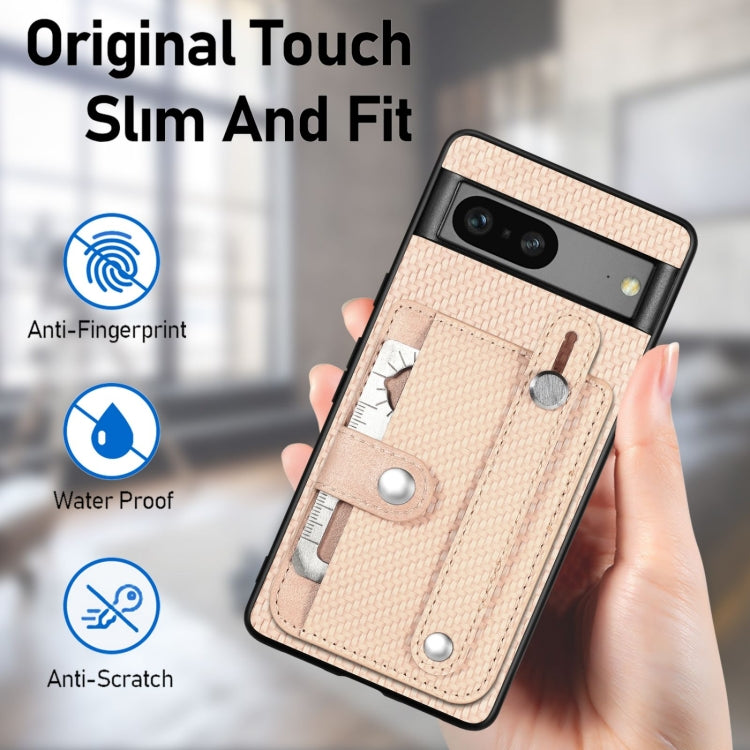 For Google Pixel 9 Wristband Kickstand Card Wallet Back Cover Phone Case with Tool Knife(Black) - Google Cases by PMC TechLife | Online Shopping South Africa | PMC TechLife | Buy Now Pay Later Mobicred