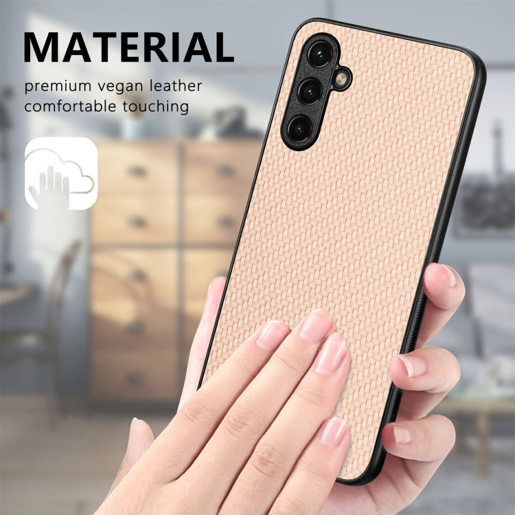 For Samsung Galaxy S25+ 5G Carbon Fiber Texture Leather Back Cover Phone Case(Blue) - Galaxy Phone Cases by PMC Jewellery | Online Shopping South Africa | PMC Jewellery | Buy Now Pay Later Mobicred