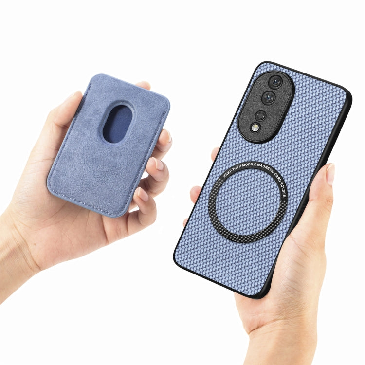 For Honor 80 Pro Carbon Fiber Leather Card Magsafe Phone Case(Khaki) - free shipping - PMC TechLife - Order now!