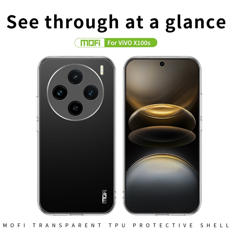For vivo X100s MOFI Ming Series Ultra-thin TPU Phone Case(Transparent) - vivo Cases by MOFI | Online Shopping South Africa | PMC TechLife | Buy Now Pay Later Mobicred