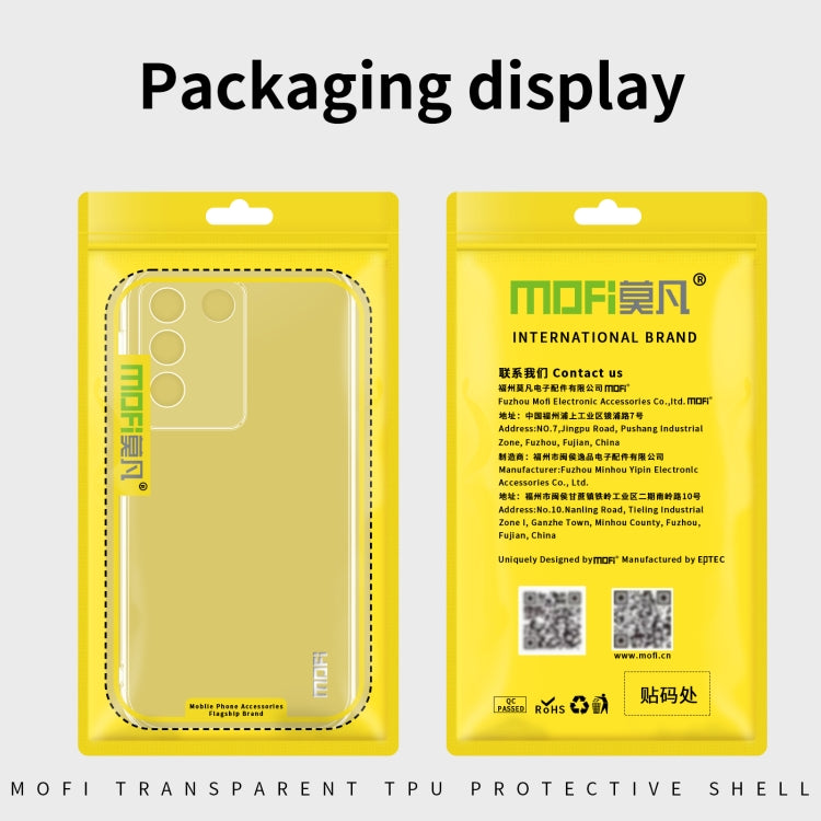 For vivo S17e MOFI Ming Series Ultra-thin TPU Phone Case(Transparent) - vivo Cases by MOFI | Online Shopping South Africa | PMC TechLife
