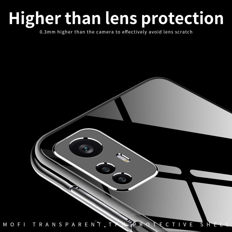 For Xiaomi Redmi Note 12S MOFI Ming Series Ultra-thin TPU Phone Case(Transparent) - Xiaomi Cases by MOFI | Online Shopping South Africa | PMC TechLife