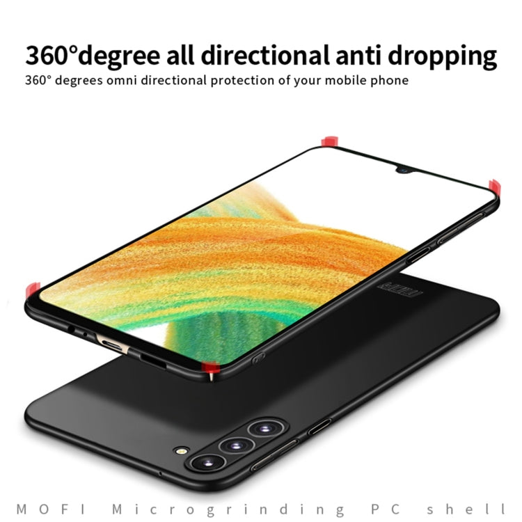 For Samsung Galaxy A24 4G MOFI Frosted PC Ultra-thin Hard Phone Case(Black) - Galaxy Phone Cases by MOFI | Online Shopping South Africa | PMC TechLife