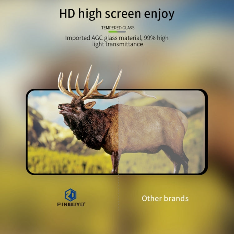For Realme 12+ PINWUYO 9H 2.5D Full Screen Tempered Glass Film(Black) - Realme Tempered Glass by PINWUYO | Online Shopping South Africa | PMC TechLife | Buy Now Pay Later Mobicred