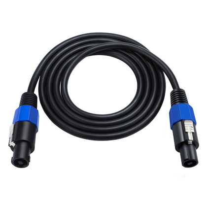 JUNSUNMAY Speakon Male to Speakon Male Audio Speaker Adapter Cable with Snap Lock, Length:6FT - Microphone Audio Cable & Connector by JUNSUNMAY | Online Shopping South Africa | PMC Jewellery | Buy Now Pay Later Mobicred