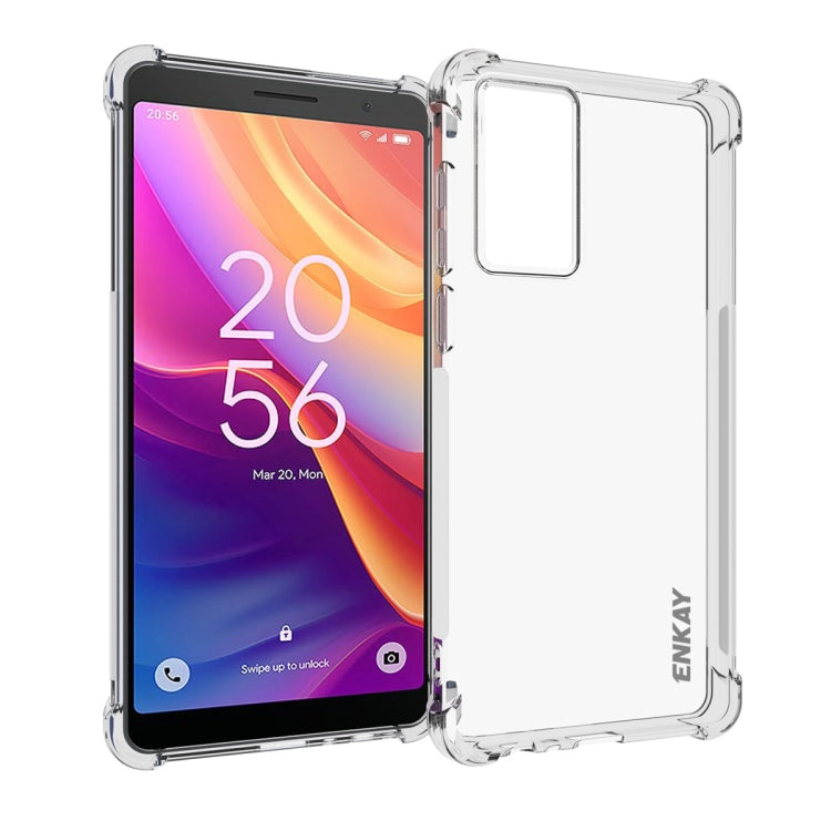 For TCL 501 4G ENKAY Hat-Prince Transparent TPU Shockproof Phone Case - free shipping - PMC Jewellery - Order now!