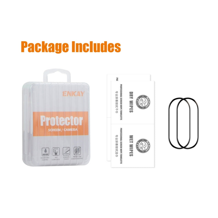 For Xiaomi Smart Band 9 2pcs ENKAY ENKAY 3D Full Coverage Soft PC Edge PMMA HD Screen Film - free shipping - PMC TechLife - Order now!