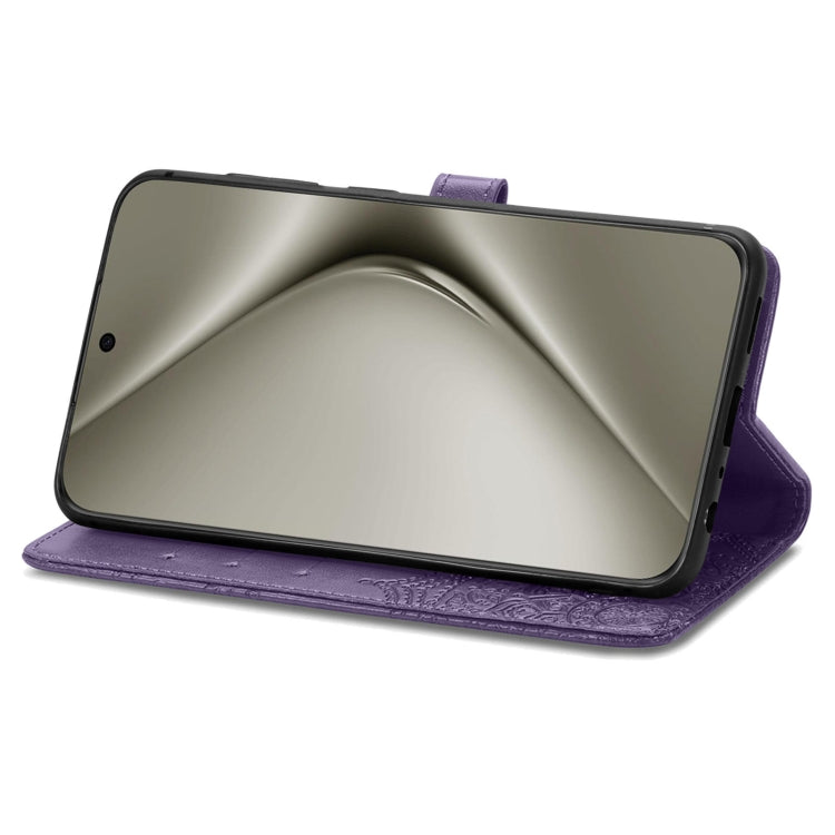For Huawei Pura 70 Pro Mandala Flower Embossed Leather Phone Case(Purple) - Huawei Cases by PMC Jewellery | Online Shopping South Africa | PMC Jewellery | Buy Now Pay Later Mobicred