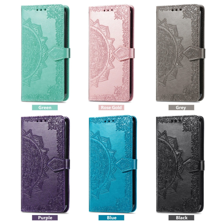 For Huawei Pura 70 Pro+ Mandala Flower Embossed Leather Phone Case(Green) - Huawei Cases by PMC Jewellery | Online Shopping South Africa | PMC Jewellery | Buy Now Pay Later Mobicred